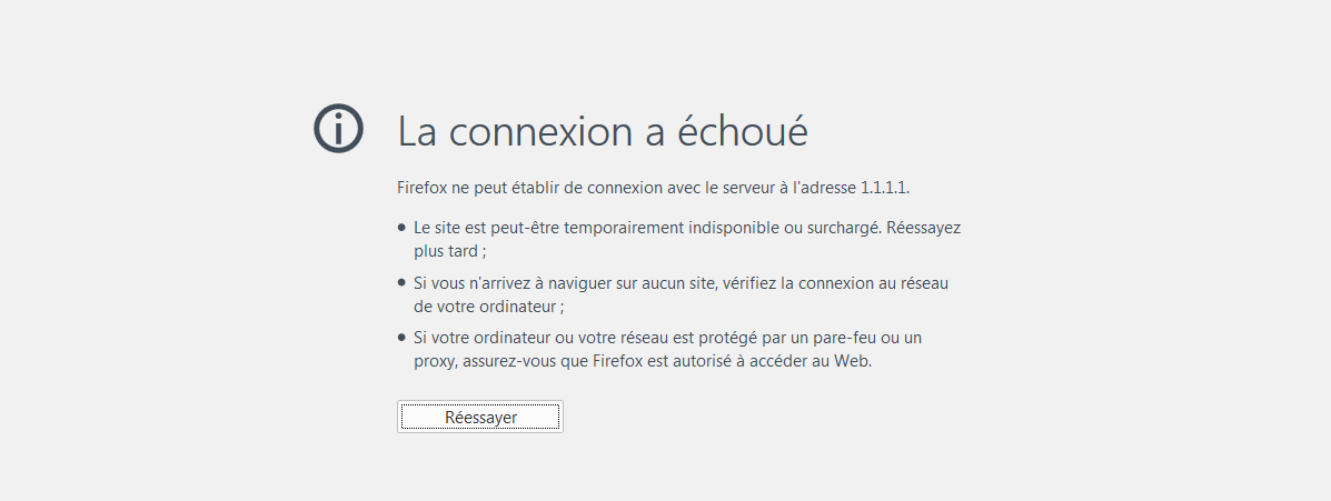 pourquoi internet free ne marche pas